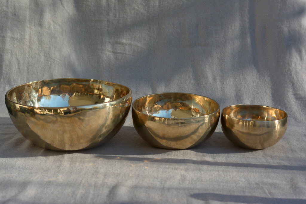 Element Wasser I Klangschalen-Set 3-teilig