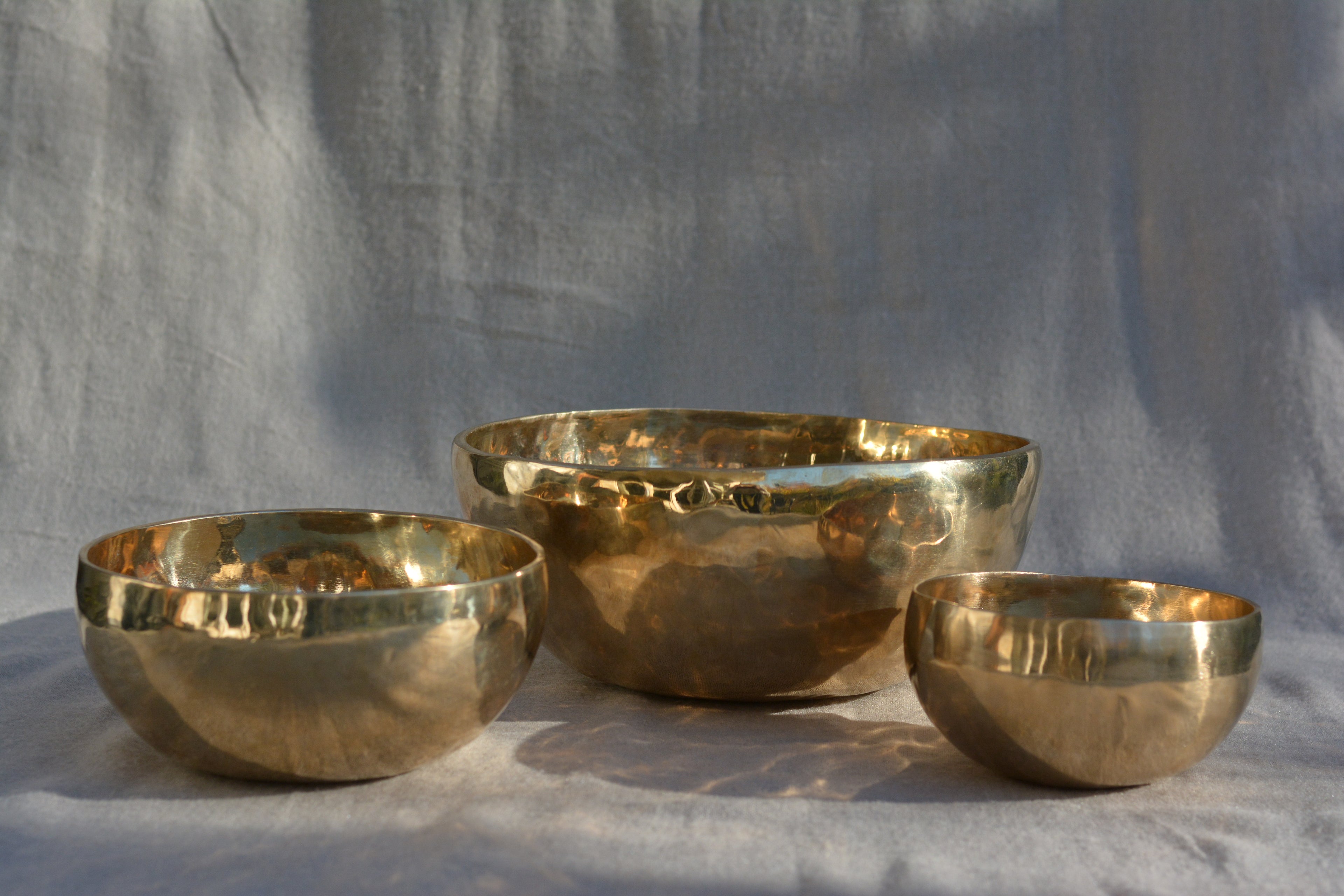 Element Wasser I Klangschalen-Set 3-teilig