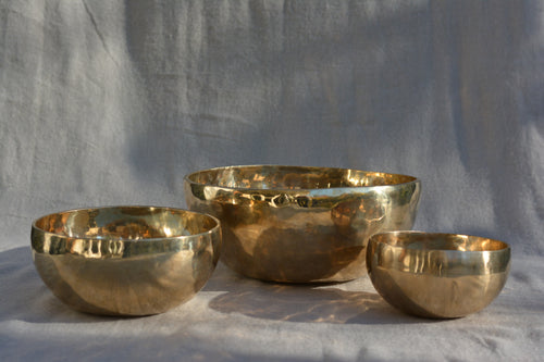 Element Wasser I Klangschalen-Set 3-teilig