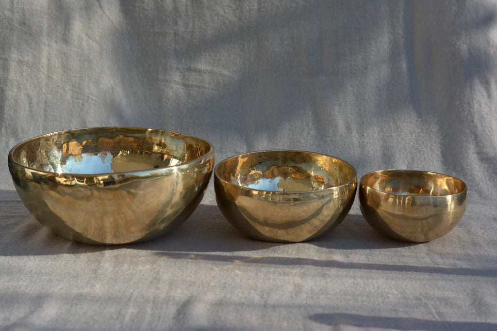 Dreier Klangschalen-Set Element Wasser