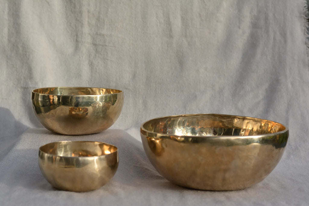 Dreier Klangschalen-Set Element Wasser